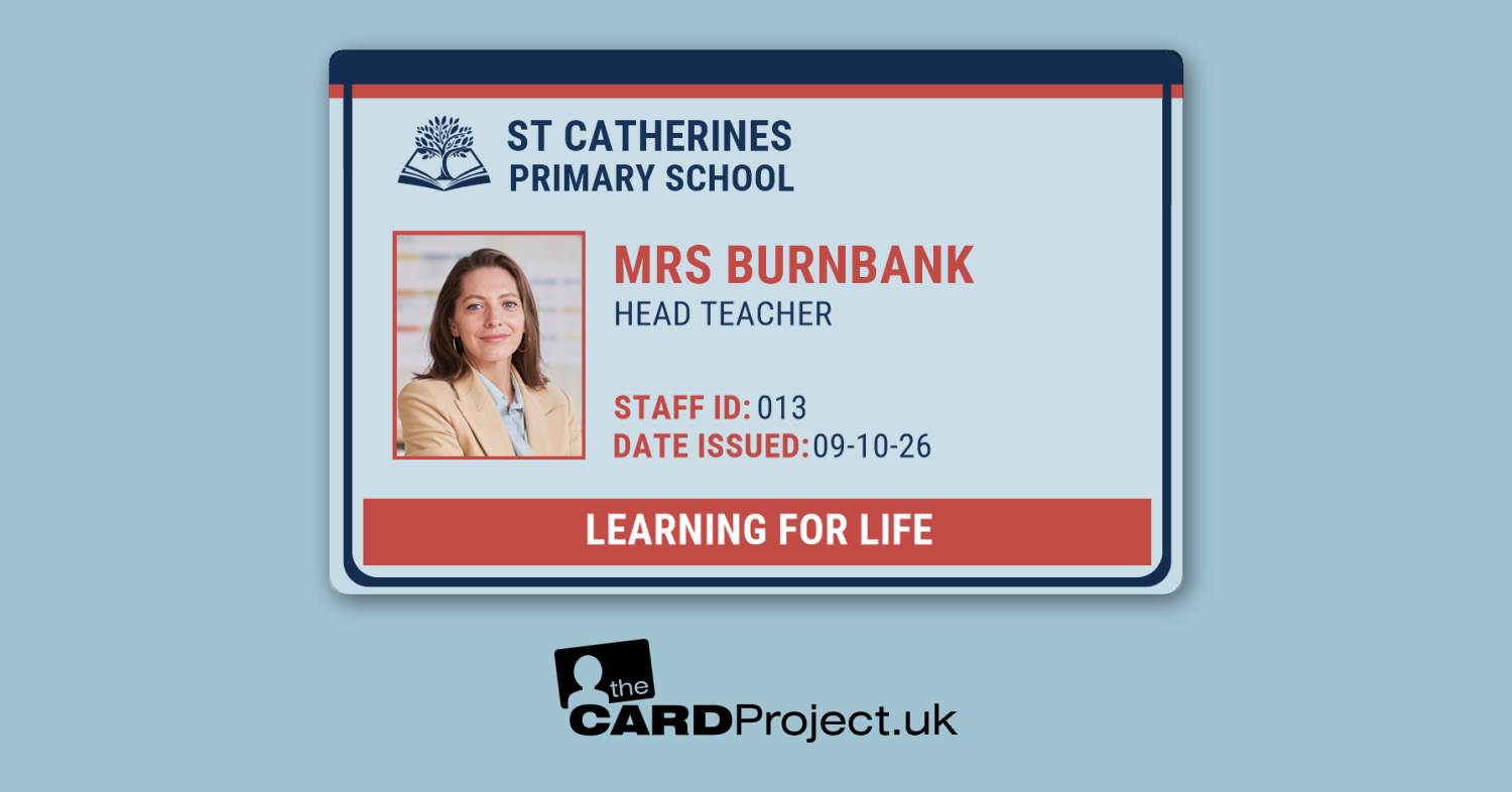 Primary School ID Navy Crimson